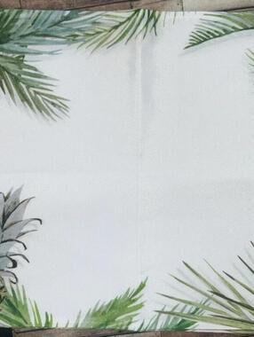 Ambesonne Pineapple Place Mats, Set of 4, New